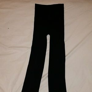 Black fleece tights (m/l kids)